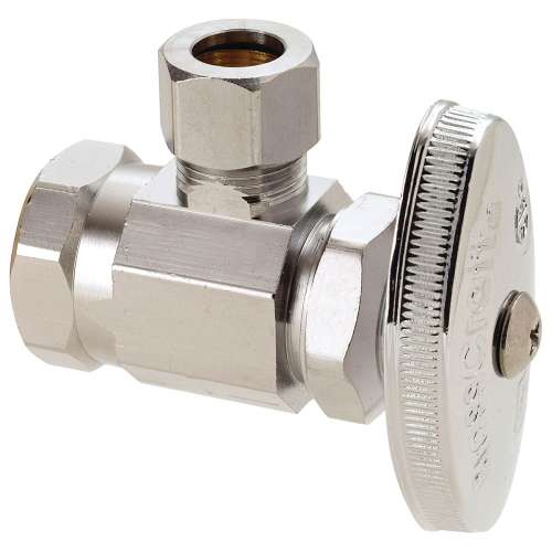 3/8 in. FIP x 1/2 in. O.D. Comp - Angle Multi-Turn Stop