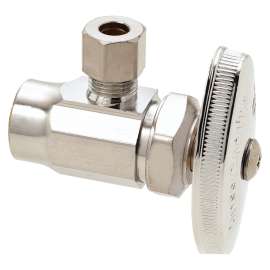 1/2 in. Nom Sweat x 1/4 in. O.D. Comp - Angle Multi-Turn Stop