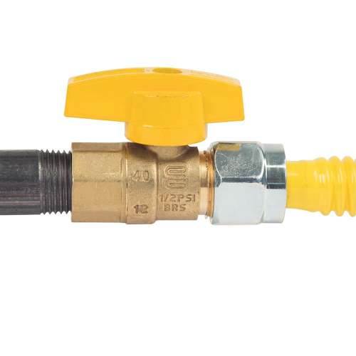 5/8 in. OD Flare (15/16-16 Thread) x 1/2 in. FIP Gas Ball Valve