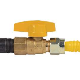 1/2 in. OD Flare x 1/2 in. FIP Gas Ball Valve