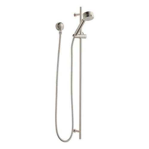 Euro 85521-BN Hand Shower Package Includes Slide Bar, Hose, and Wall Supply in Brushed Nickel