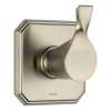 Three Function Diverter Valve Trim in Brushed Bronze