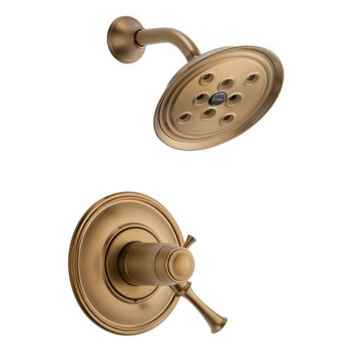 Shower Trim in Brushed Bronze