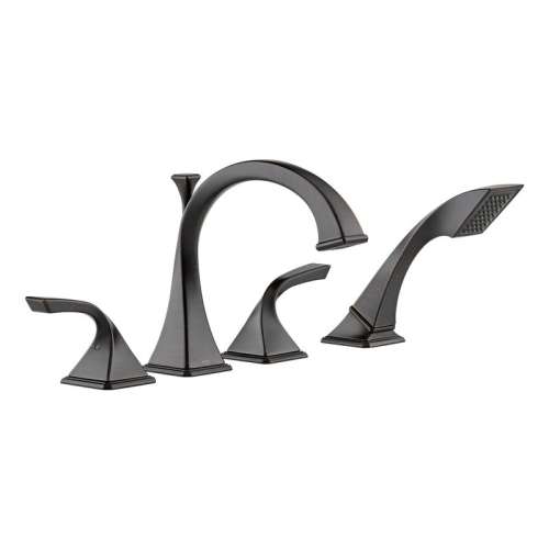 T67430-RB Virage Roman Tub Trim With Hand Shower in Venetian Bronze