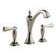 Less Handles Widespread Lavatory Faucet in Polished Nickel