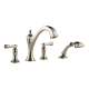 Less Handles Roman Tub Trim With Hand Shower in Polished Nickel