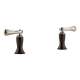 Charlotte HL685-PNCO Handle Kit in Polished Nickel/Cocoa Bronze