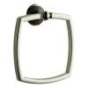 Towel Ring in Polished Nickel/Cocoa Bronze