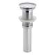 Pop-Up Drain Assembly - Less Overflow Hole in Polished Chrome