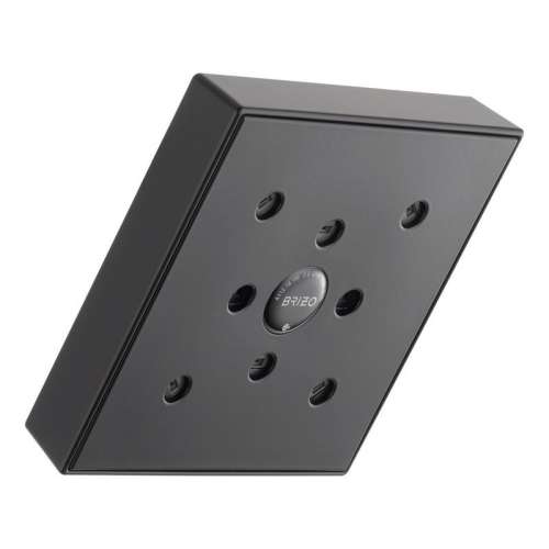 Single Function Raincan Shower Head in Matte Black