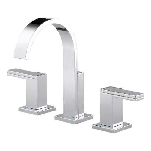 Siderna 65380LF-PCLHP Less Handles Widespread Lavatory Faucet in Polished Chrome