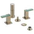 Bidet Faucet Less Handles in Brushed Nickel Finish