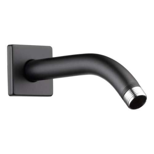 Shower Arm and Flange in Matte Black