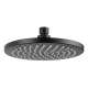 Odin 81375-BL Single Function Raincan Shower Head in Matte Black