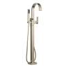 Siderna T70180-BN Single Handle Freestanding Tub Filler Trim in Brushed Nickel