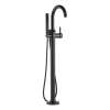 Odin T70175-BL Single Handle Freestanding Tub Filler Trim in Matte Black