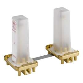 Rough-In Valve With Integral Stops For Floor Mounted Roman Tub Faucet Trim