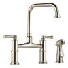 Deck Mounted Kitchen Faucet in Polished Nickel