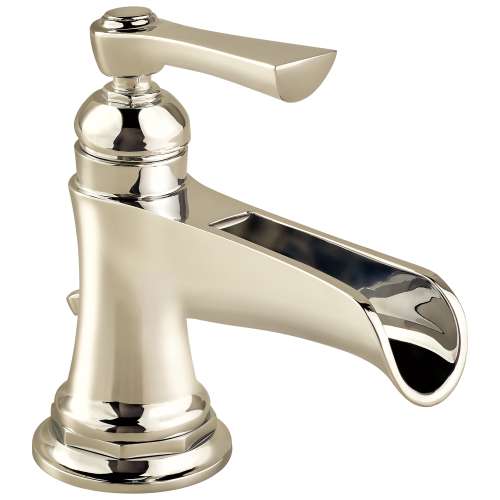 Rook 65061LF-PN Single Handle Single Hole Lavatory Faucet in Polished Nickel Finish, 1.5gpm Flow Rate