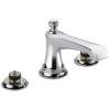 Rook 65360LF-PCLHP Widespread Lavatory Faucet Less Handles in Chrome Finish, 1.5gpm Flow Rate