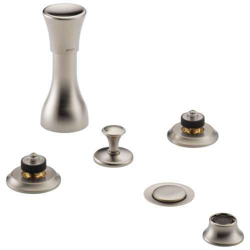 Bidet Faucet Less Handles in Luxe Nickel Finish