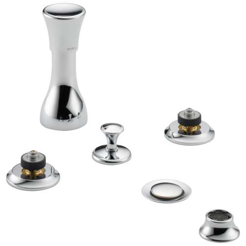 Bidet Faucet Less Handles in Chrome Finish