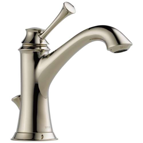 Single Handle Single Hole Lavatory Faucet in Polished Nickel Finish, 1.2gpm Flow Rate