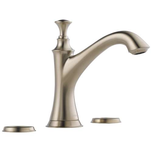 Widespread Lavatory Faucet Less Handles in Brushed Nickel Finish, 1.2gpm Flow Rate