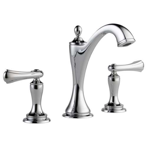 Charlotte 65385LF-PCLHP-ECO Widespread Lavatory Faucet Less Handles in Chrome Finish, 1.2gpm Flow Rate