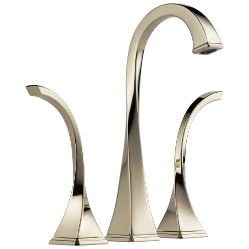 Two Handle Widespread Vessel Lavatory Faucet in Polished Nickel Finish, 1.2gpm Flow Rate