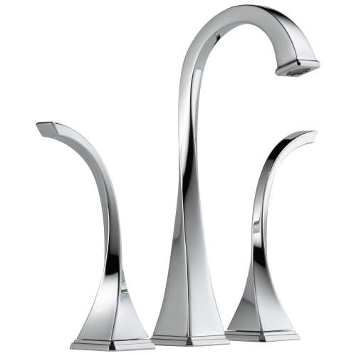 Two Handle Widespread Vessel Lavatory Faucet in Chrome Finish, 1.2gpm Flow Rate