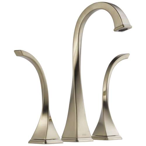 Two Handle Widespread Vessel Lavatory Faucet in Brushed Nickel Finish, 1.2gpm Flow Rate
