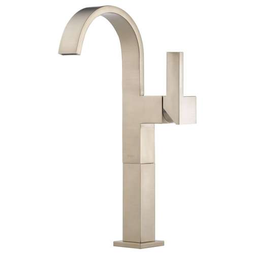 Siderna 65480LF-BN-ECO Single Handle Lavatory Faucet in Brushed Nickel Finish, 1.2gpm Flow Rate