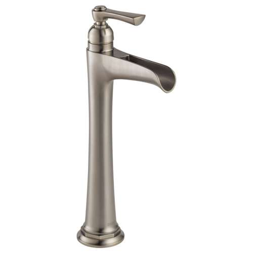 Single Handle Vessel Lavatory Faucet in Luxe Nickel Finish, 1.2gpm Flow Rate