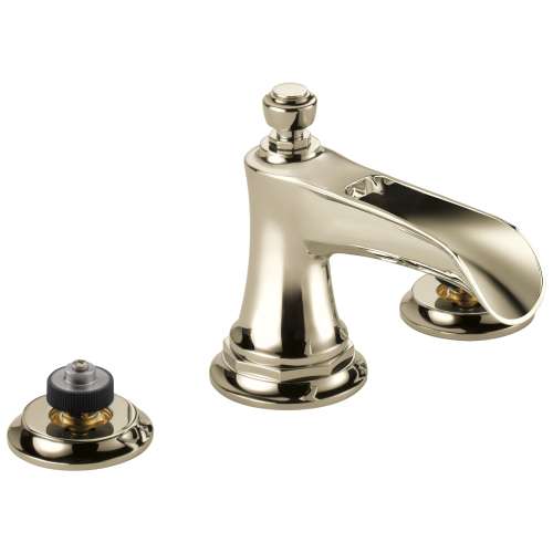 Rook 65361LF-PNLHP-ECO Widespread Lavatory Faucet Less Handles in Polished Nickel Finish, 1.2gpm Flow Rate