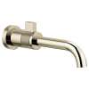 Single Handle Wall Mount Lavatory Faucet in Polished Nickel Finish, 1.2gpm Flow Rate