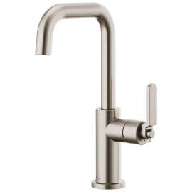 Litze Bar Faucet With Square Spout And Industrial Handle