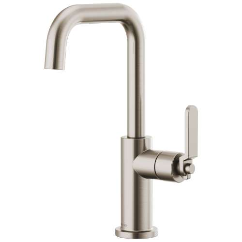 Litze Bar Faucet With Square Spout And Industrial Handle