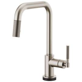 Litze SmartTouch Pull-Down Faucet With Square Spout And Knurled Handle
