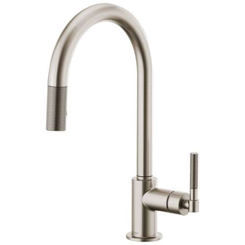 Litze Pull-Down Faucet With Arc Spout And Knurled Handle