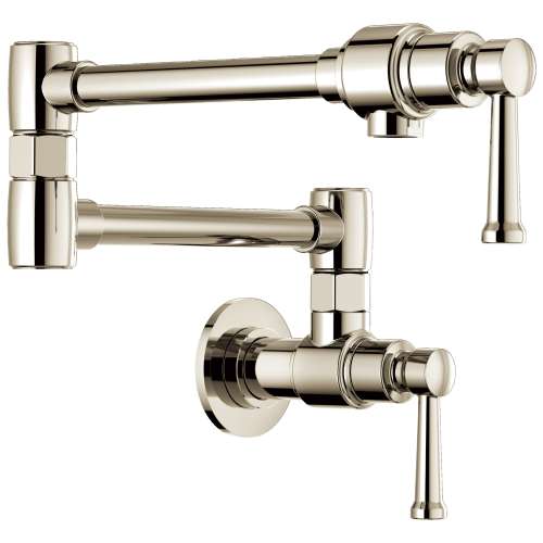 Wall Mount Pot Filler in Polished Nickel Finish