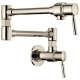 Wall Mount Pot Filler Faucet in Polished Nickel Finish