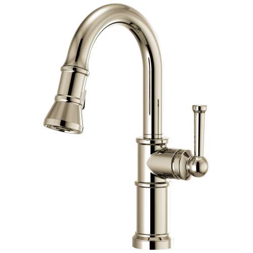 Pull-Down Prep Faucet in Polished Nickel Finish