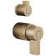 Pressure Balance Valve Trim Lever Handle Kit in Luxe Gold