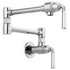 4 GPM Wall Mount Pot Filler in Polished Chrome Finish