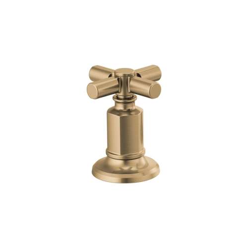 Invari HX5376-GL Widespread Cross Handle Kit in Luxe Gold
