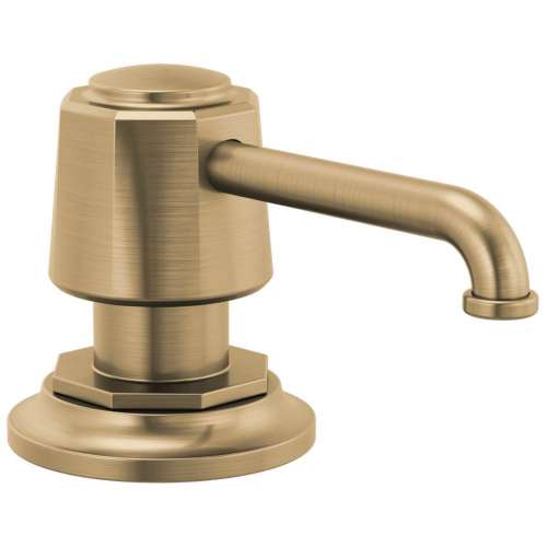 Rook RP100487GL Soap and Lotion Dispenser in Luxe Gold