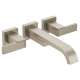 Two Less Handles Wall Mount Tub Filler in Brushed Nickel