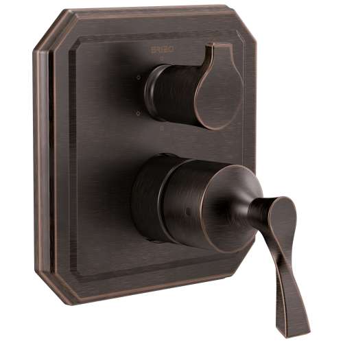 Pressure Balance Valve with Integrated 6-Function Diverter Trim in Venetian Bronze