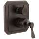 Pressure Balance Valve with Integrated 6-Function Diverter Trim in Venetian Bronze